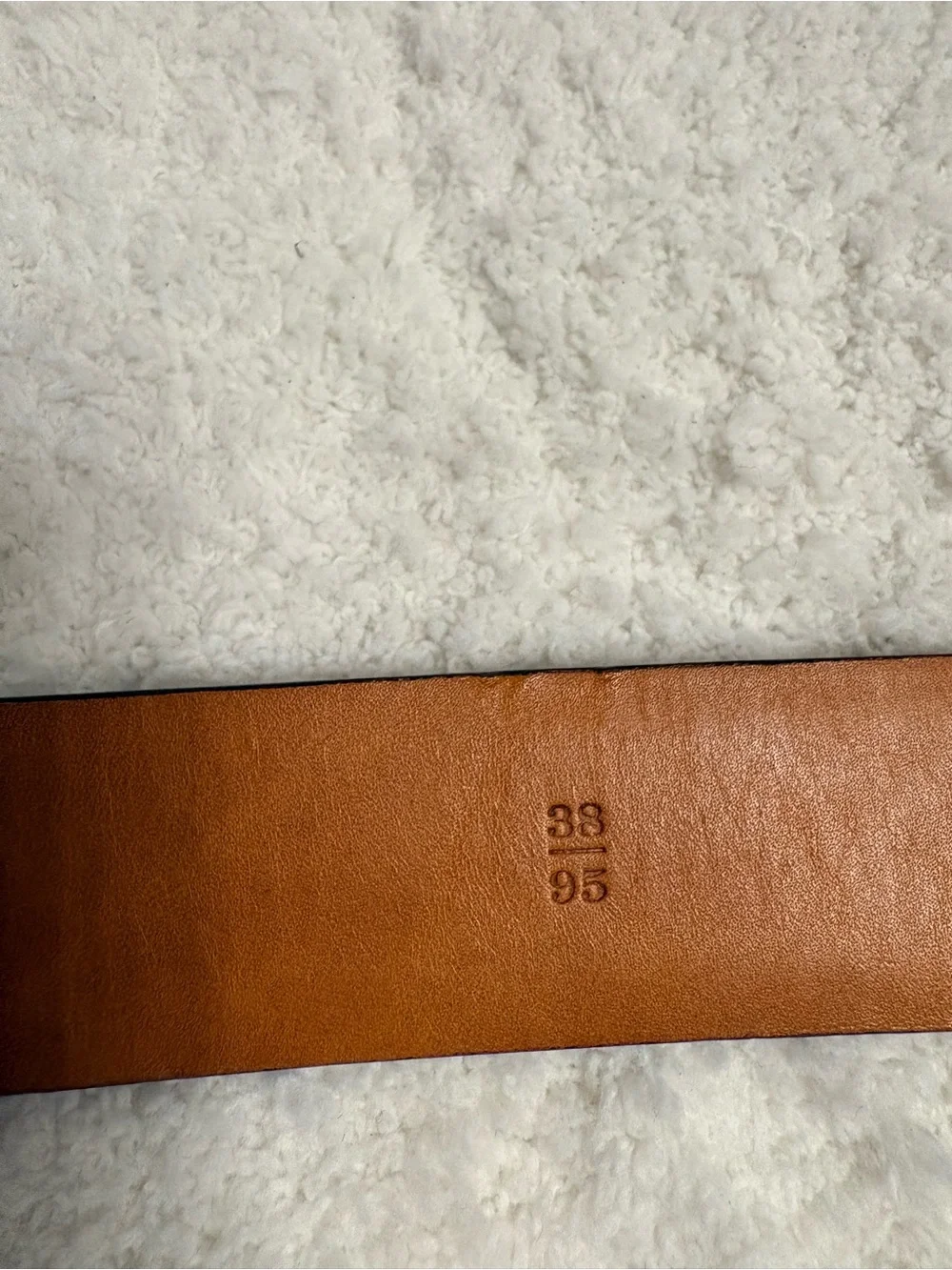 Trafalgar Italian Leather Men’s Belt Annapolis Brown Size 38
